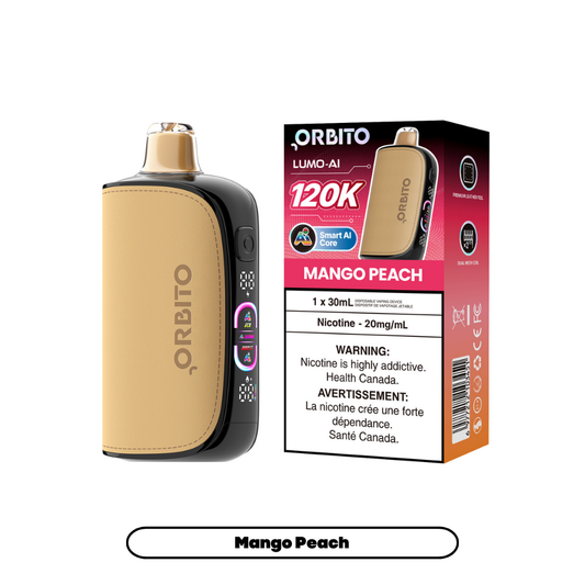ORBITO LUMO AI 120K 20MG MANGO PEACH