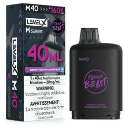 Level X Flavour Beast M40 Series Groovy Grape Passionfruit Iced