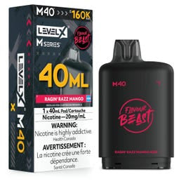 Level X Flavour Beast M40 Series Ragin' Razz Mango Iced