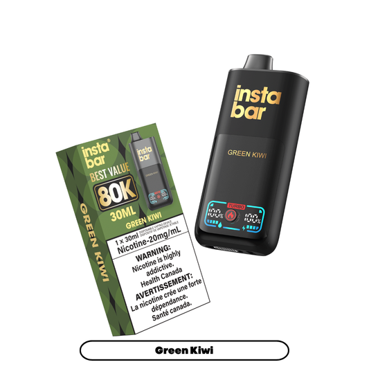 INSTA BAR 80K GREEN KIWI