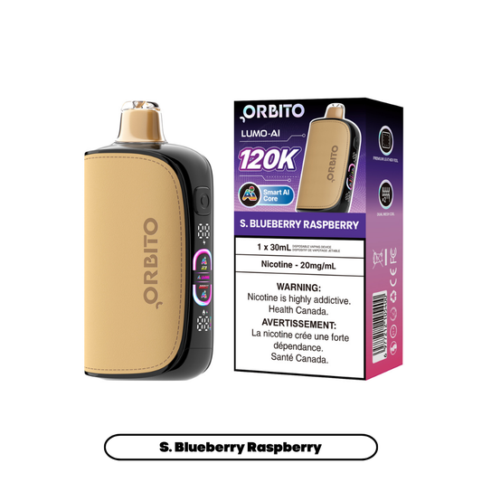 ORBITO LUMO AI 120K 20MG RASPBERRY WATERMELON