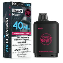 Level X Flavour Beast M40 Series Blue Raspberry Cherry