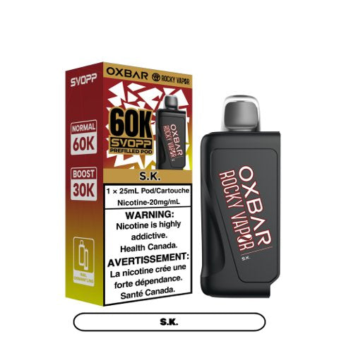 OXBAR PRE-FILLED POD 60K S.K