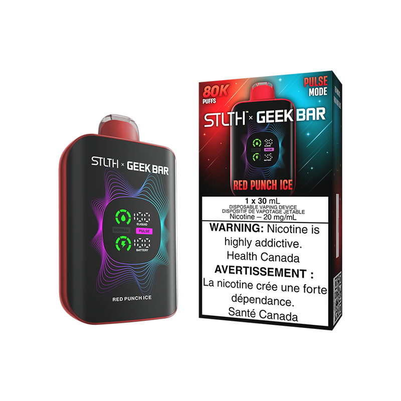 STLTH X GEEK BAR 30MLs RED PUNCH ICE