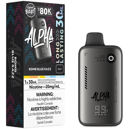 FLAVOUR BEAST ALPHA 80K BOMB BLUE RAZZ