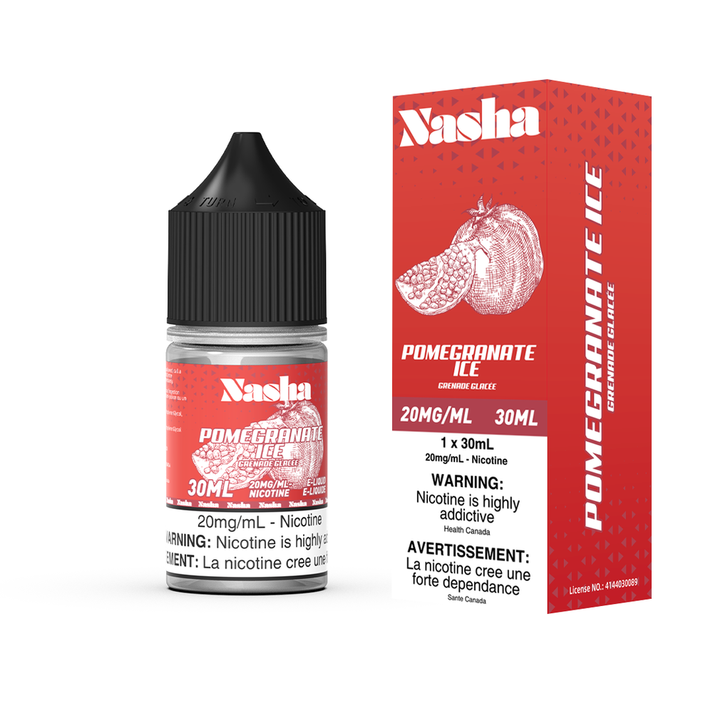 NASHA E- LIQUID 30ML 20MG POMEGRANATE ICE