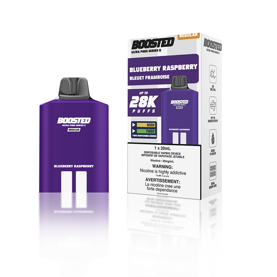 BOOSTED ULTRA PODS SERIES II 28K BLUEBERRY RASPBERRY