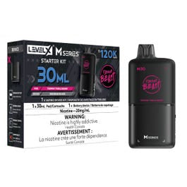 Level X Flavour Beast M30 Starter Kit Series Trippin' Triple Berry