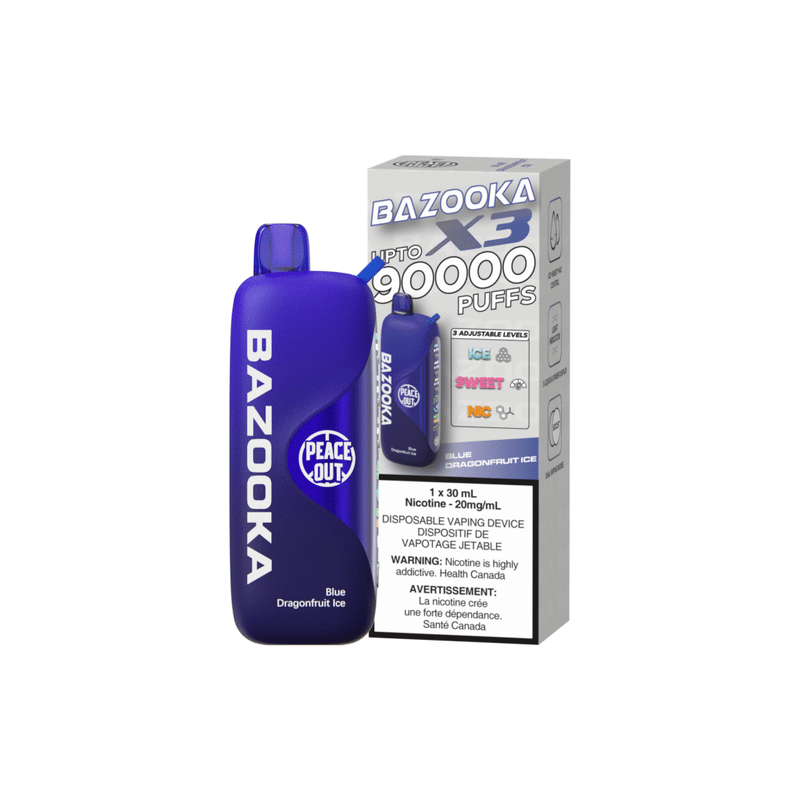 BAZOOKA 30ML BLUE DRAGONFRUIT ICE