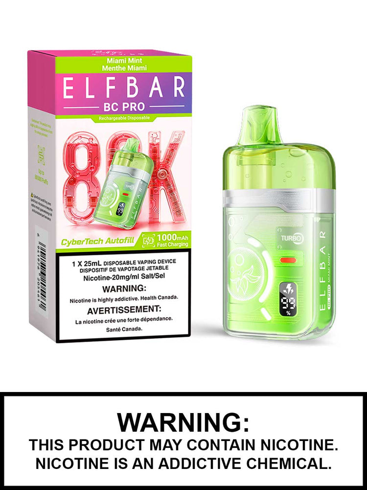 ELF BAR BC PRO 80K MIAMI MINT