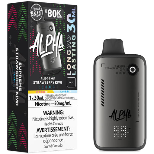 FLAVOUR BEAST ALPHA 80K SUPREME STRAWBERRY KIWI