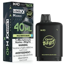 Level X Flavour Beast M40 Series Wild White Grape Iced