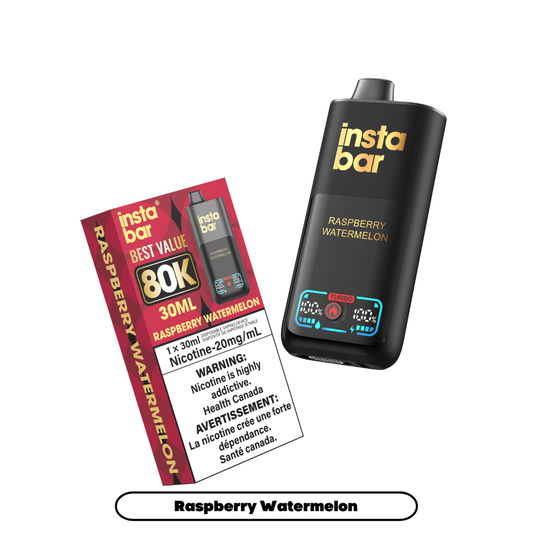INSTA BAR 80K RASPBERRY WATERMELON