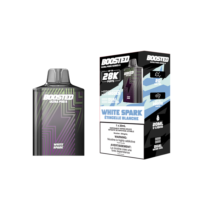 BOOSTED ULTRA PODS SERIES II 28K WHITE SPARK