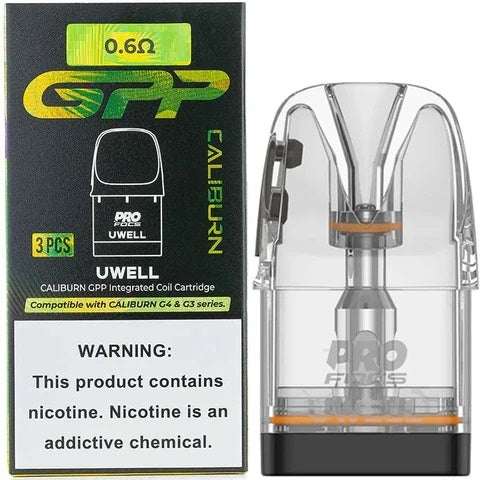 CALIBURN GPP G3 & G4 REPLACEMENT PODS 0.6 Ohm