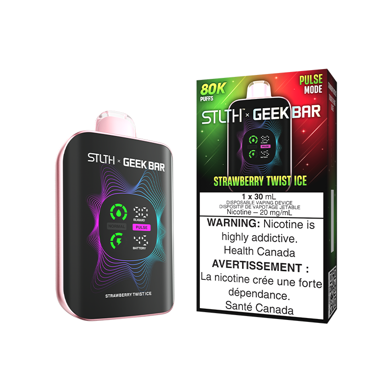 STLTH X GEEK BAR 30MLs STRAWBERRY TWIST ICE