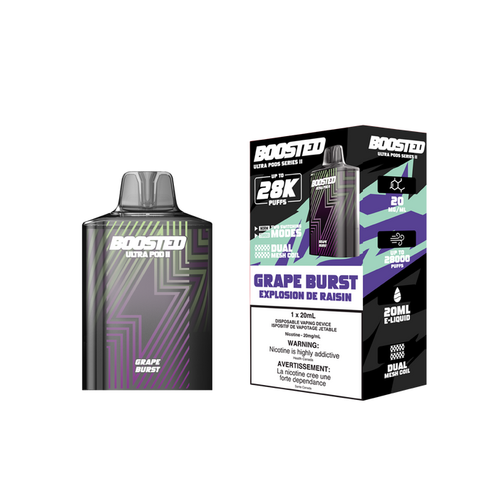 BOOSTED ULTRA PODS SERIES II 28K GRAPE BURST