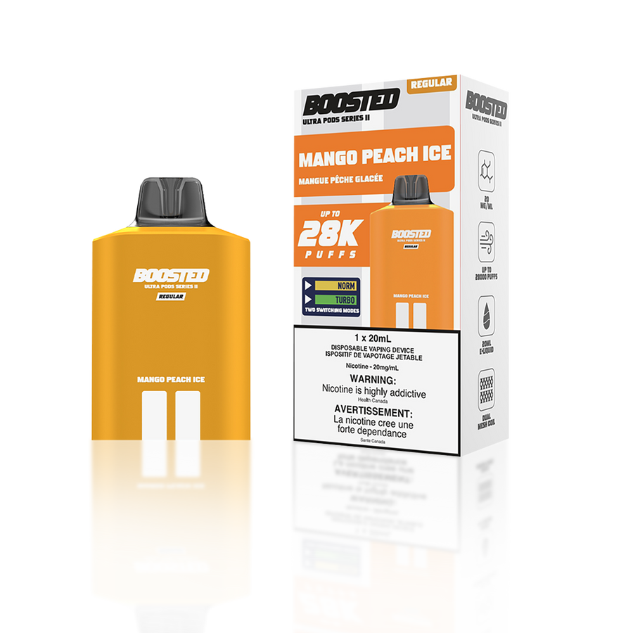 BOOSTED ULTRA PODS SERIES II 28K MANGO PEACH ICE