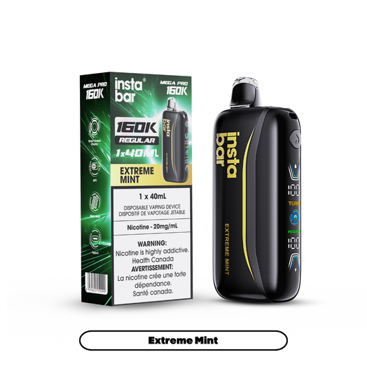 INSTA BAR MEGA PRO 40MLS EXTREME MINT