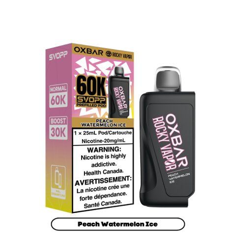 OXBAR PRE-FILLED POD 60K PEACH WATERMELON ICE