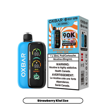 OXBAR MAGLINK 30ML STARTER KIT STRAWBERRY KIWI ICE