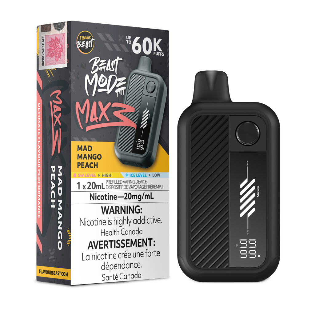 FLAVOUR BEAST MODE MAX 3 MAD MANGO PEACH