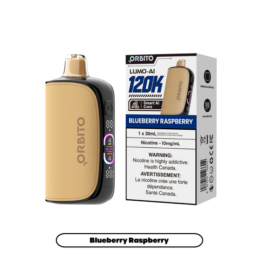 ORBITO LUMO-AI 120K 10MG BLUEBERRY RASPBERRY