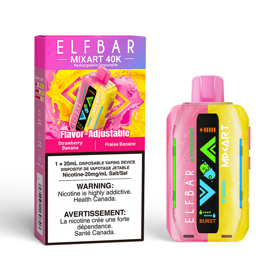 ELF BAR MIXART 40K STRAWBERRY BANANA