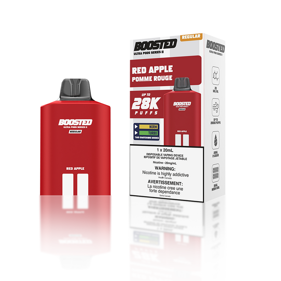 BOOSTED ULTRA PODS SERIES II 28K RED APPLE