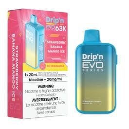 DRIP’N EVO 63K STRAWBERRY BANANA MANGO ICE