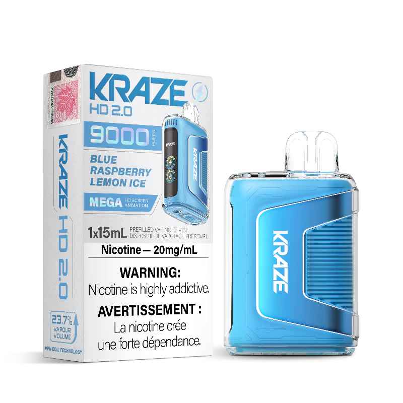 Krush Blue Raspberry Vape Dunes Vape
