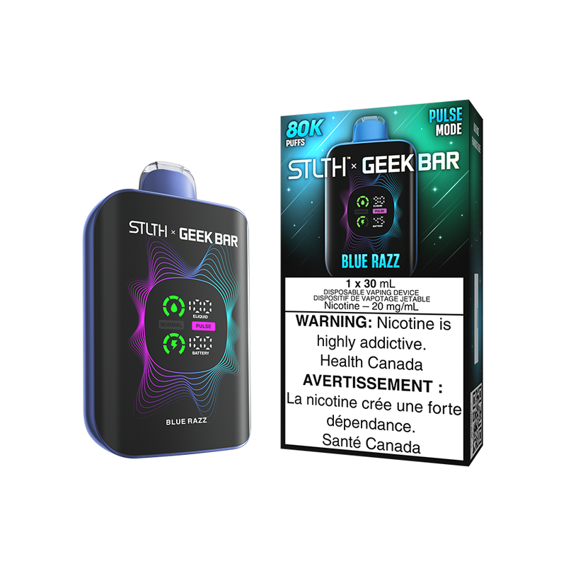 STLTH X GEEK BAR 30MLs BLUE RAZZ