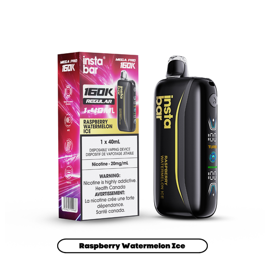 INSTA BAR MEGA PRO 40MLS RASPBERRY WATERMELON ICE