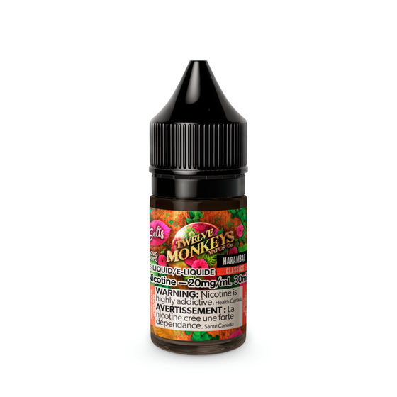 TWELVE MONKEYS E-LIQUID 30ML 20MG HARAMBAE