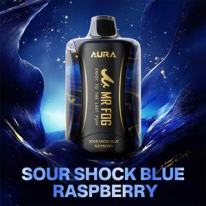 MR. FOG AURA SOUR SHOCK BLUE RASPBERRY