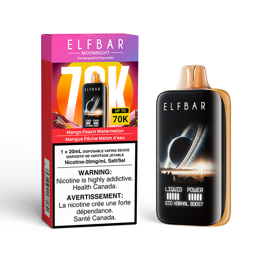 ELFBAR MOONLIGHT 70K MANGO PEACH WATERMELON