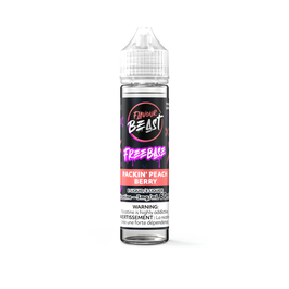 FLAVOUR BEAST E LIQUID FREEBASE PACKIN PEACH BERRY 3MG 60ML