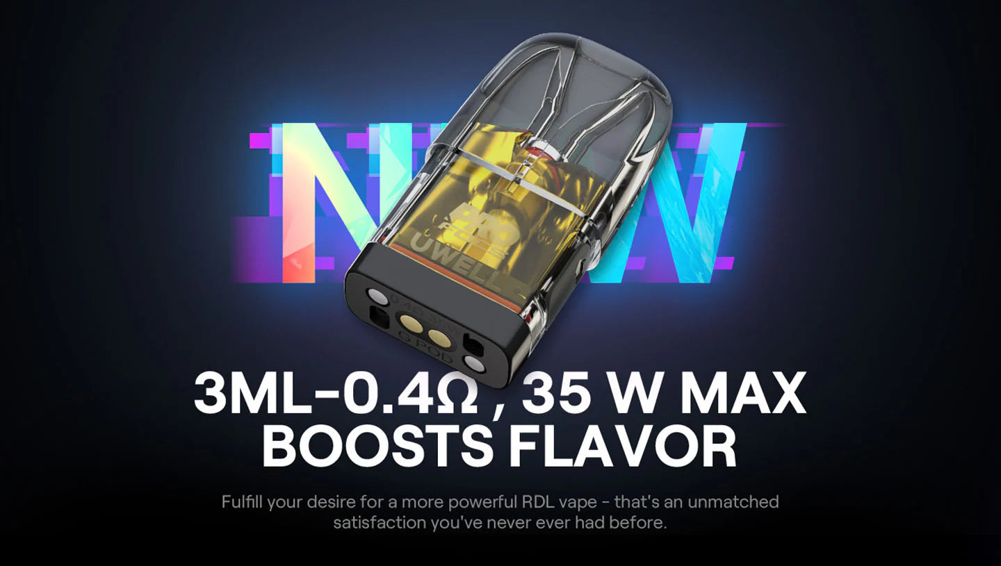 UWELL CALIBURN GPP REPLACEMENT POD 0.4 Ohm/3Mls