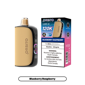 ORBITO LUMO AI 120K 20MG BLUEBERRY RASPBERRY