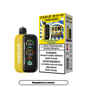 OXBAR MAGLINK 30ML STARTER KIT RASPBERRY LEMON