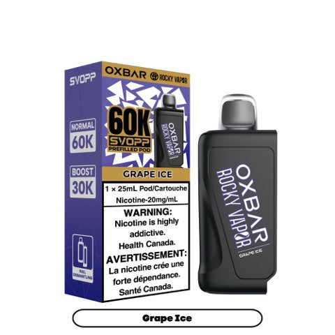 OXBAR PRE-FILLED POD 60K GRAPE ICE