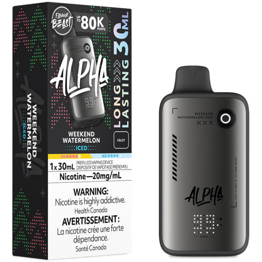 FLAVOUR BEAST ALPHA 80K WEEKEND WATERMELON ICED