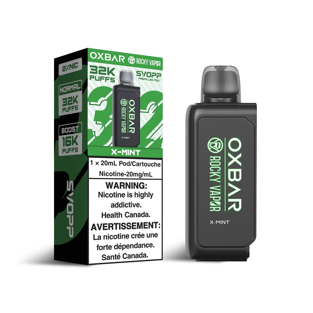 SVOPP ROCKY VAPOR OXBAR 32K”
