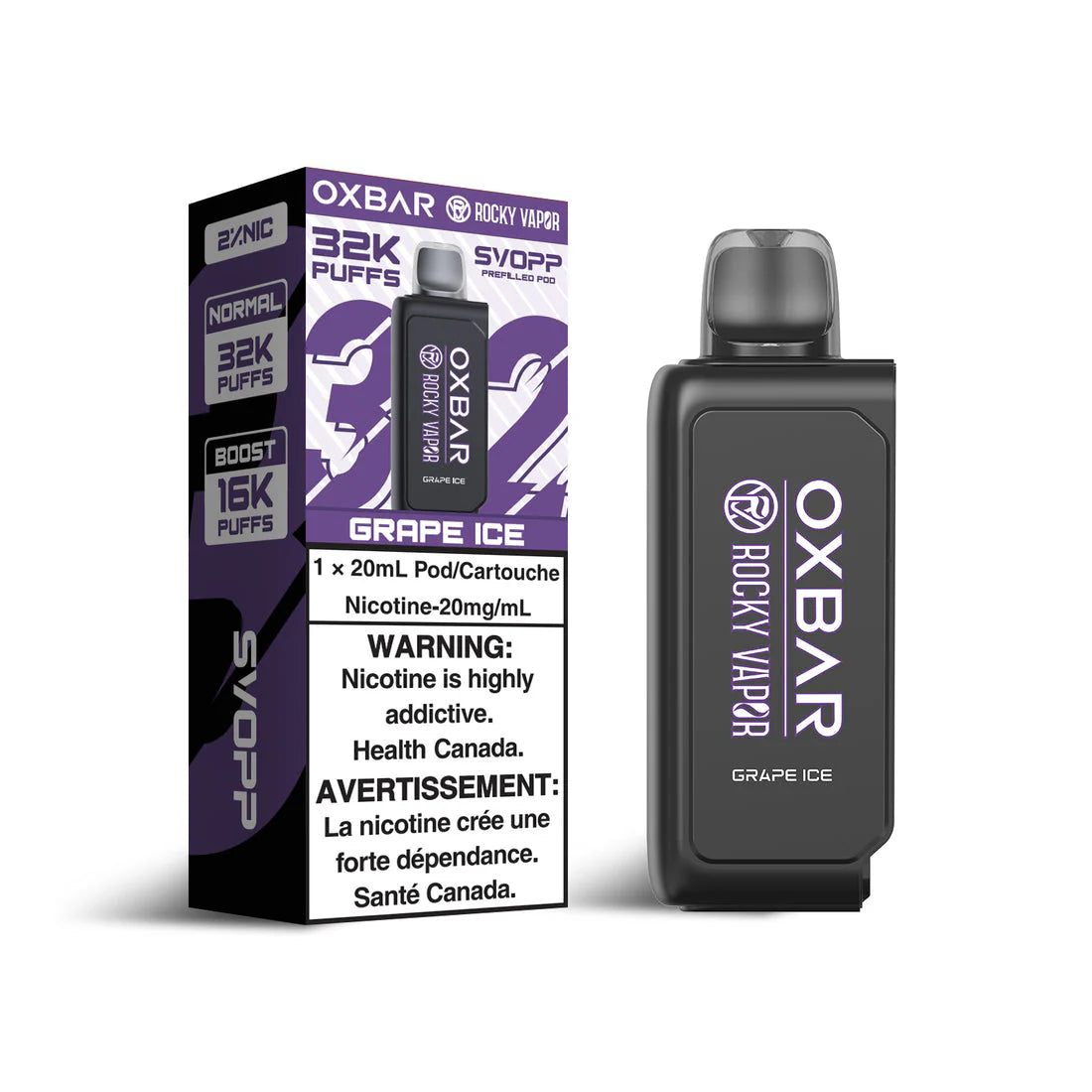 SVOPP ROCKY VAPOR OXBAR 32K”