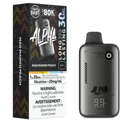 FLAVOUR BEAST ALPHA 80K MAD MANGO PEACH