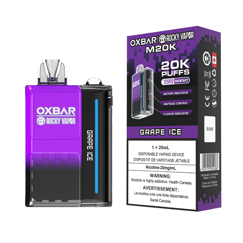 ROCKY VAPOR OXBAR M20K GRAPE ICE