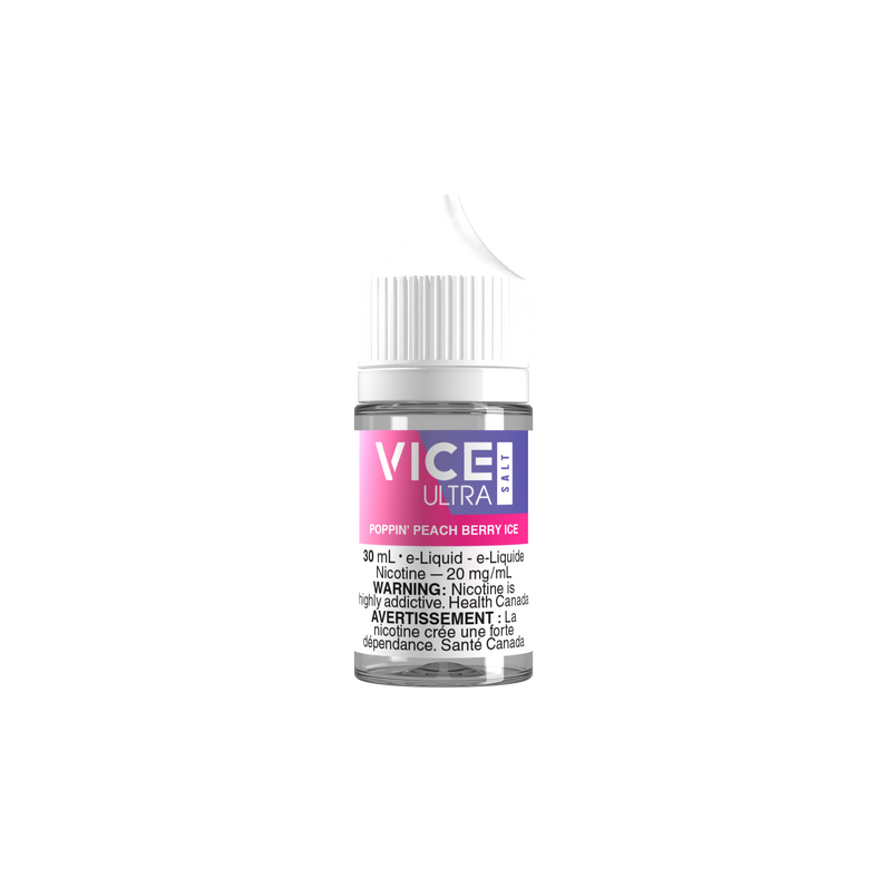 VICE ULTRA SALT 20MG 30ML POPPIN PEACH BERRY