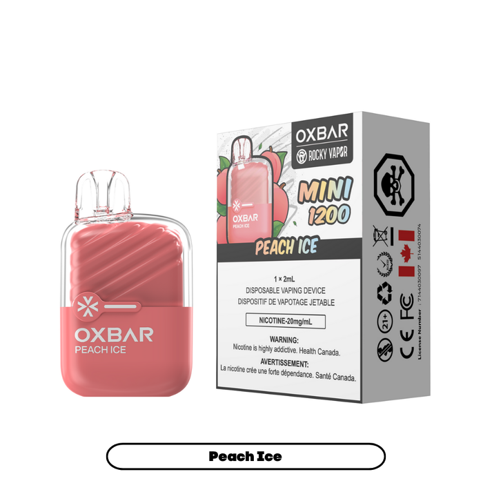 OXBAR MINI 1200 PEACH ICE