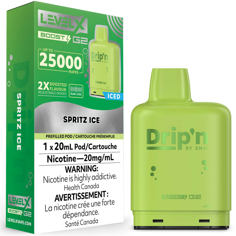 LEVEL X DRIP’N BOOST 25K POD SPRITZ