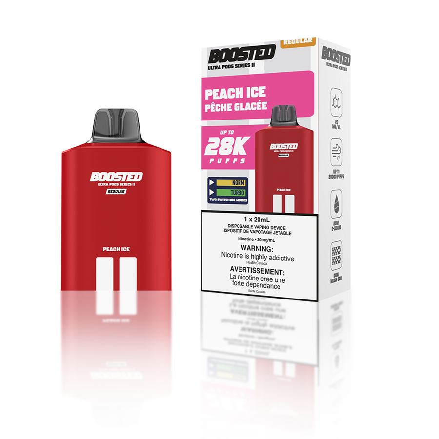 BOOSTED ULTRA PODS SERIES II 28K PEACH ICE